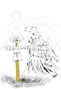 Cartoon: Scarecrow... (small) by berk-olgun tagged scarecrow