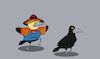 Cartoon: Scarecrow... (small) by berk-olgun tagged scarecrow