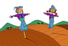 Cartoon: Scarecrows... (small) by berk-olgun tagged scarecrows