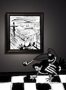 Cartoon: Scream... (small) by berk-olgun tagged scream