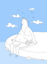 Cartoon: Seashell... (small) by berk-olgun tagged seashell