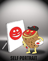 Cartoon: Self Portrait... (small) by berk-olgun tagged self,portrait