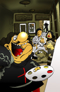 Cartoon: Selfie... (small) by berk-olgun tagged selfie