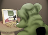 Cartoon: Sharing Photo... (small) by berk-olgun tagged sharing,photo