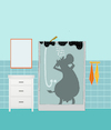 Cartoon: Shower... (small) by berk-olgun tagged shower