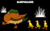 Cartoon: Sleepwalker... (small) by berk-olgun tagged sleepwalker