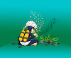 Cartoon: Snake Fish... (small) by berk-olgun tagged snake,fish