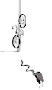 Cartoon: Snakes Bicycle... (small) by berk-olgun tagged snakes bicycle