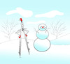 Cartoon: Snowman... (small) by berk-olgun tagged snowman