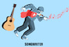 Cartoon: Songwriter... (small) by berk-olgun tagged songwriter