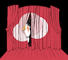 Cartoon: Stage Fright... (small) by berk-olgun tagged stage,fright
