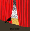 Cartoon: Stage Fright... (small) by berk-olgun tagged stage,fright