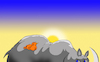 Cartoon: Sunset... (small) by berk-olgun tagged sunset