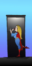 Cartoon: Superwoman... (small) by berk-olgun tagged superwoman