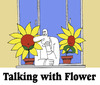Cartoon: Talking with Flower... (small) by berk-olgun tagged talking,with,flower
