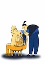 Cartoon: Tattoo... (small) by berk-olgun tagged tattoo