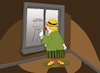 Cartoon: Tears of a Clown... (small) by berk-olgun tagged tears,of,clown