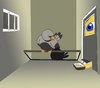 Cartoon: The Birdcage... (small) by berk-olgun tagged the,birdcage