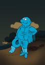 Cartoon: The Blue Boy... (small) by berk-olgun tagged the,blue,boy