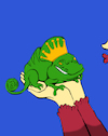 Cartoon: The Chameleon Prince... (small) by berk-olgun tagged the,chameleon,prince