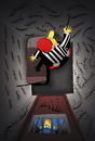 Cartoon: The Jailhouse Painter... (small) by berk-olgun tagged the,jailhouse,painter