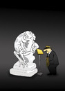 Cartoon: The Kiss... (small) by berk-olgun tagged the,kiss