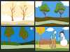 Cartoon: The Lost Snowman... (small) by berk-olgun tagged seasons