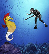 Cartoon: They Shoot Seahorse... (small) by berk-olgun tagged they,shoot,seahorse