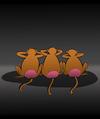 Cartoon: Three Monkeys... (small) by berk-olgun tagged three,monkeys