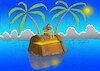 Cartoon: Treasure Island... (small) by berk-olgun tagged treasure,island