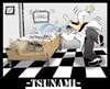 Cartoon: TSUNAMI... (small) by berk-olgun tagged tsunami