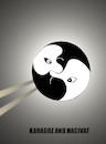 Cartoon: Turkish Shadow Play... (small) by berk-olgun tagged yin,yang