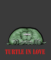 Cartoon: Turtle in Love... (small) by berk-olgun tagged pink,humour