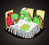 Cartoon: Turtle Wedding... (small) by berk-olgun tagged turtle,wedding