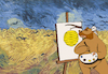 Cartoon: Van Gogh Yellow... (small) by berk-olgun tagged van,gogh,yellow