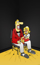 Cartoon: Ventriloquist... (small) by berk-olgun tagged ventriloquist