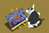 Cartoon: Vincent Rabbit Gogh... (small) by berk-olgun tagged vincent,rabbit,gogh