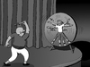 Cartoon: Vitruvius Man... (small) by berk-olgun tagged vitruvius,man