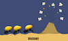 Cartoon: Volcano... (small) by berk-olgun tagged volcano