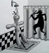 Cartoon: Voodoo.. (small) by berk-olgun tagged psycho