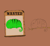 Cartoon: Wanted Chameleon... (small) by berk-olgun tagged wanted,chameleon