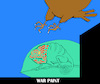 Cartoon: War Paint... (small) by berk-olgun tagged war,paint