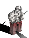 Cartoon: War Veteran... (small) by berk-olgun tagged war,veteran