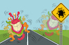 Cartoon: Warning... (small) by berk-olgun tagged warning