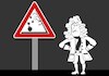 Cartoon: Warning... (small) by berk-olgun tagged warning