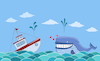 Cartoon: Whale in Love... (small) by berk-olgun tagged whale,in,love