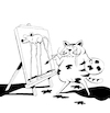 Cartoon: Whiskers... (small) by berk-olgun tagged whiskers