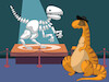 Cartoon: Widow Dinosaur... (small) by berk-olgun tagged widow,dinosaur