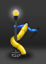 Cartoon: Wind Dancer... (small) by berk-olgun tagged wind,dancer