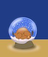 Cartoon: Winter Sleep... (small) by berk-olgun tagged winter,sleep